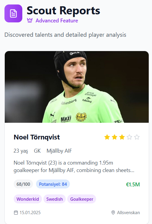 Professional Scout Reports